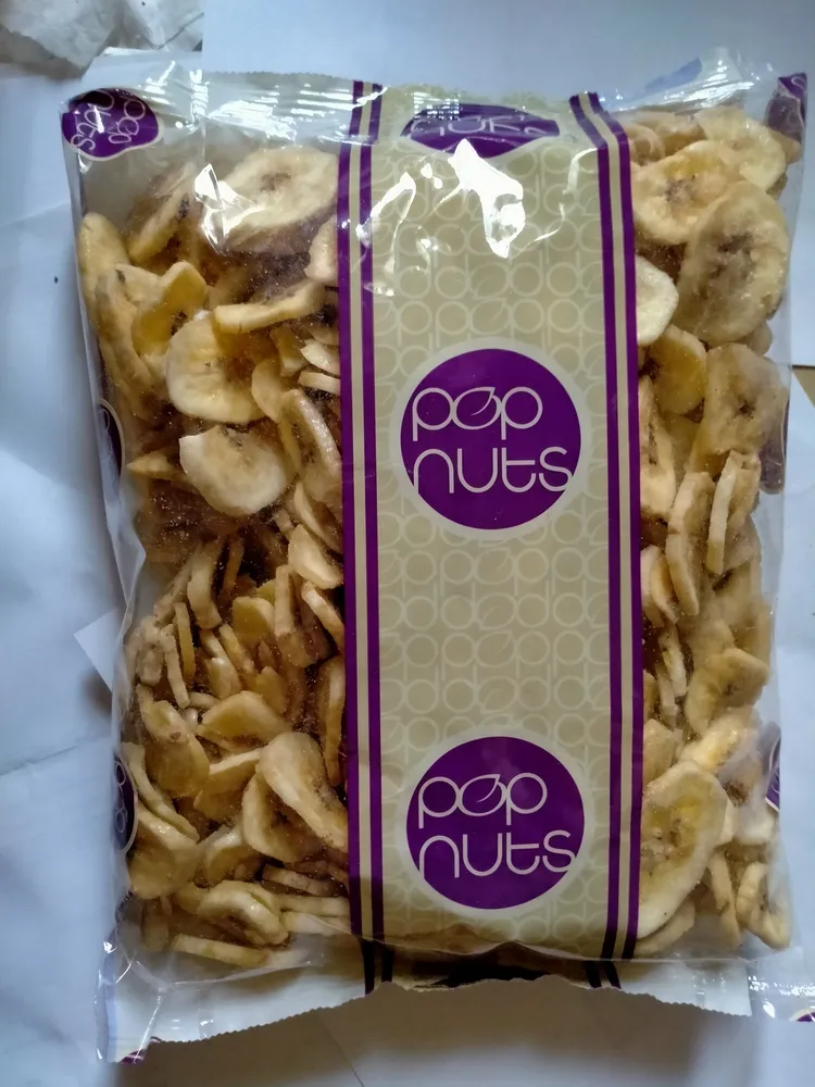 Banane chips sucrées
