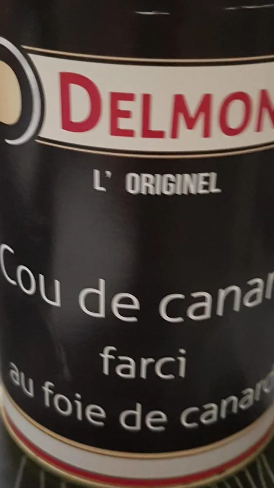 Cou de canard farci au foie gras