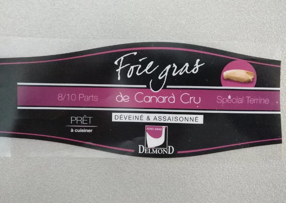 Foie gras de canard cru