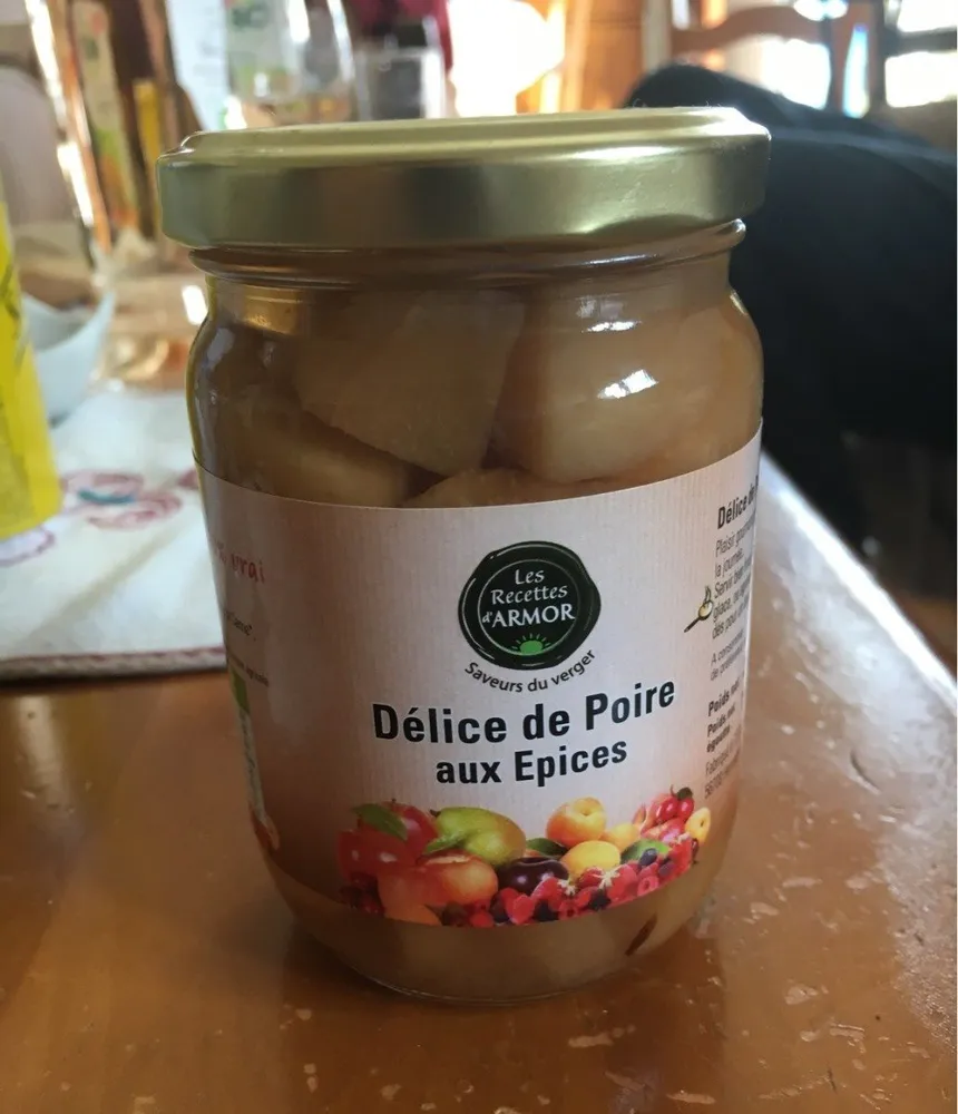 Delices de poires aux epices