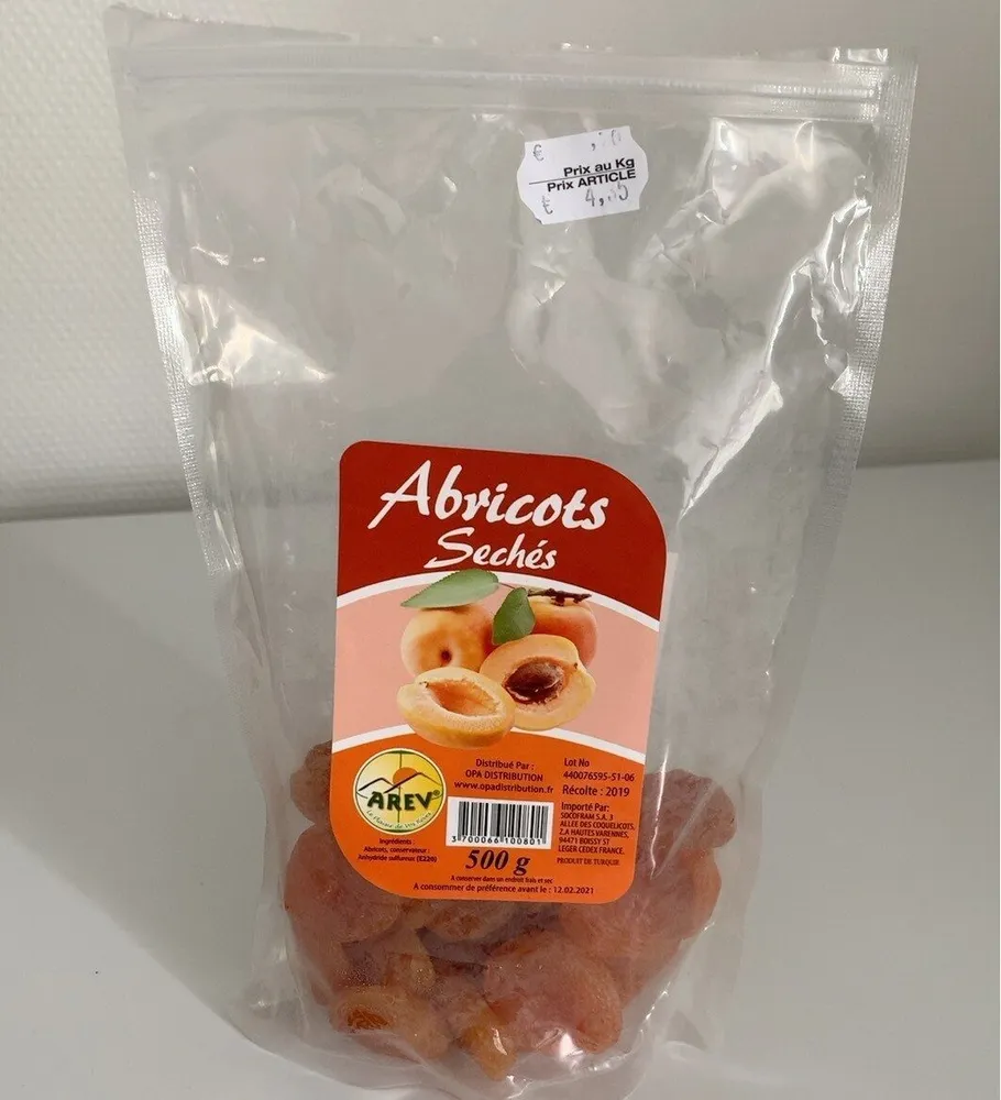Abricots sechés