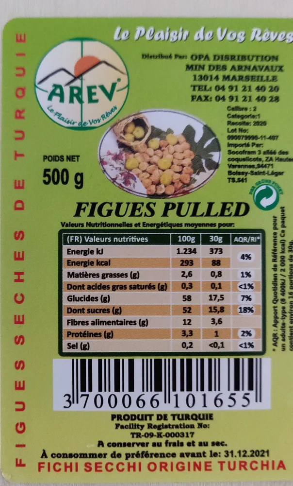 Figues seches de Turquie