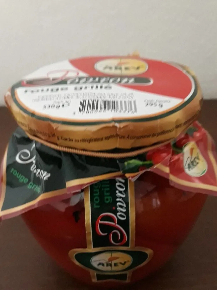 Poivron Rouge Grille 580 ML X 12 Arev