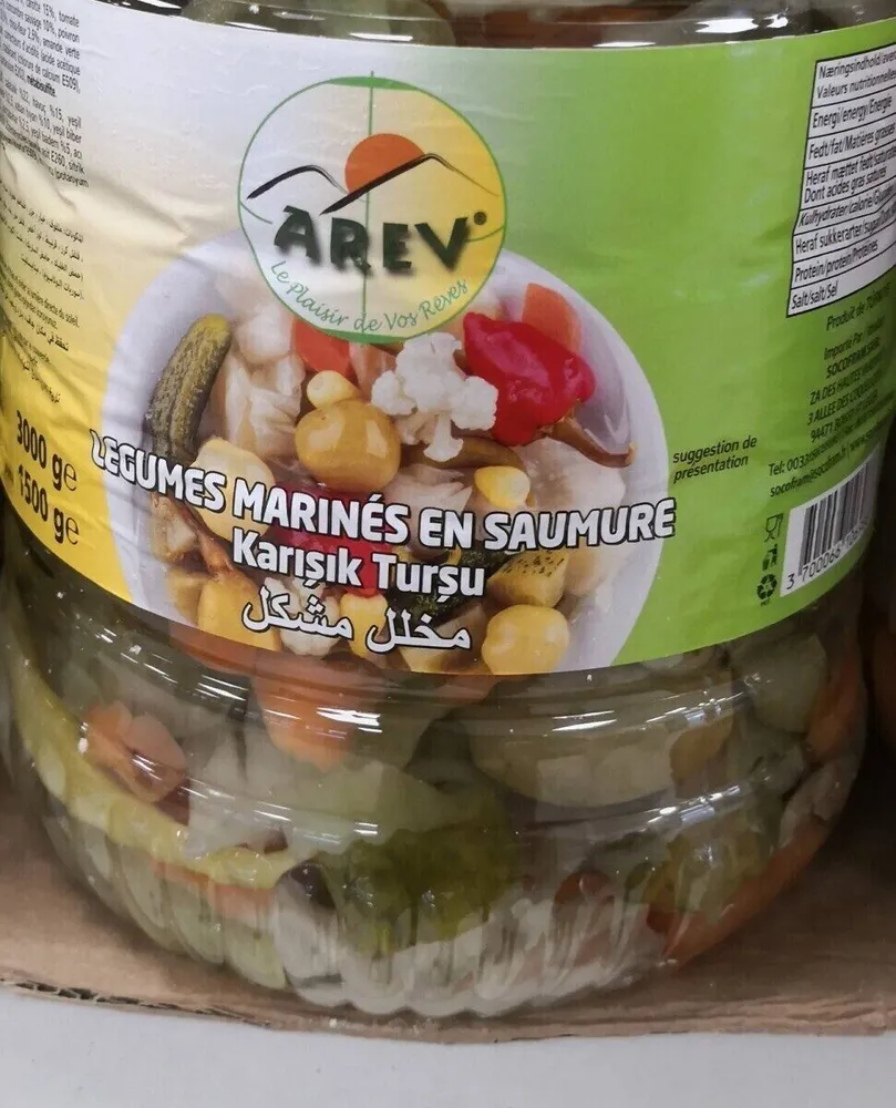 Légumes marinés