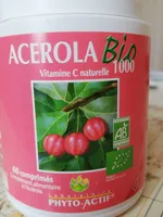 Phyto Actif Acerola Bio 1000, 60 Comprimés