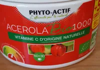 Acerola 1000 Bio 50% Gratuit - 90 Comprimés - Phyto-actif Laboratoire