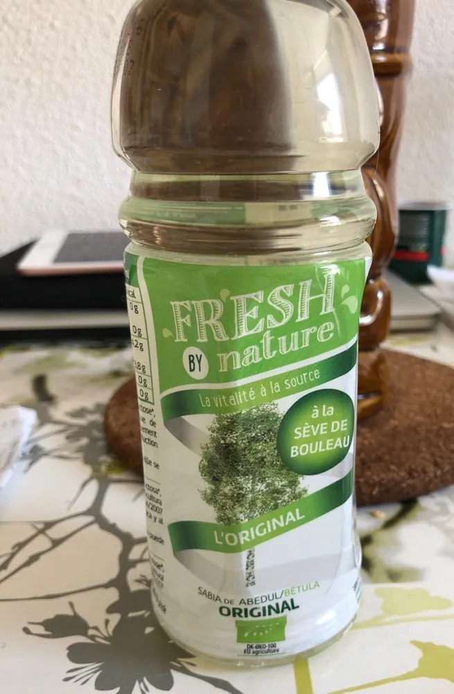 Fresh by nature sève de bouleau