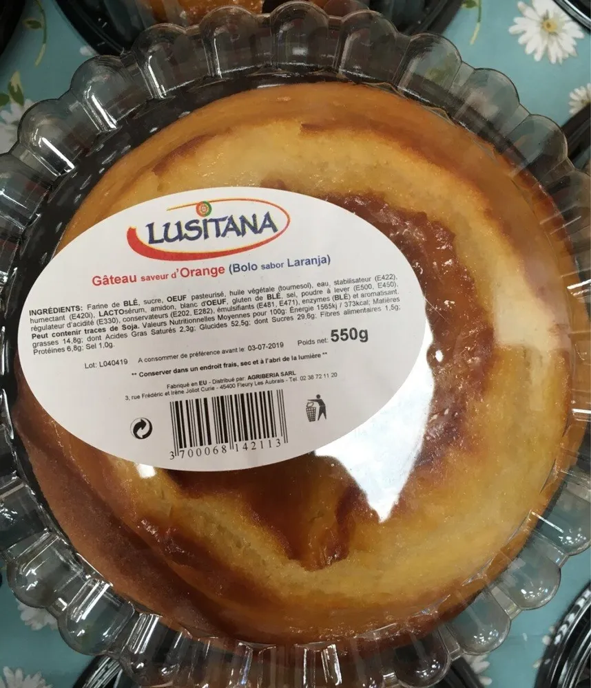 Gateau à l'orange