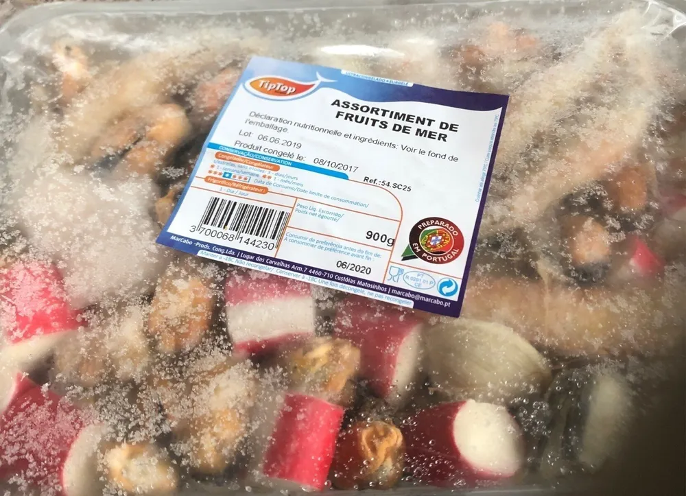 ASSORTIMENT DE FRUITS DE MER