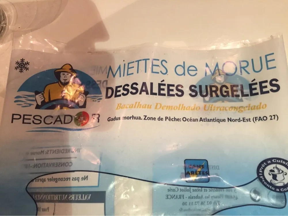 Miettes de morue