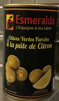 Olives vertes à la pâte de citron