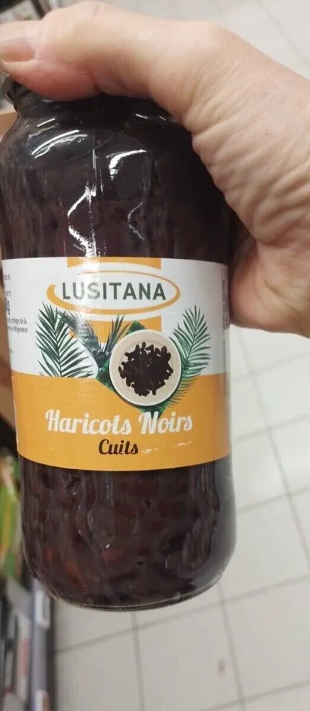 Haricots noirs cuits