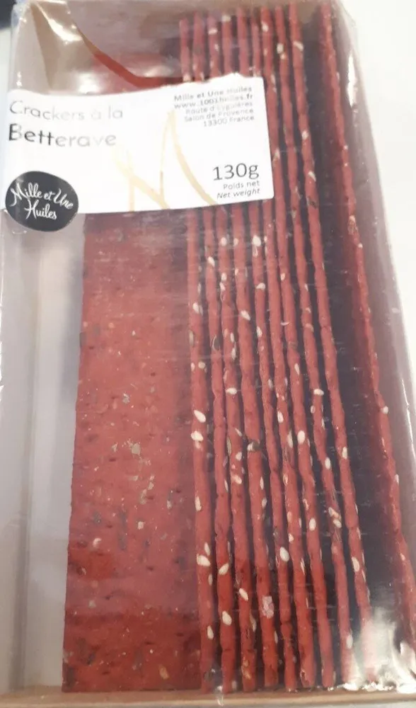 Crackers à la betterave