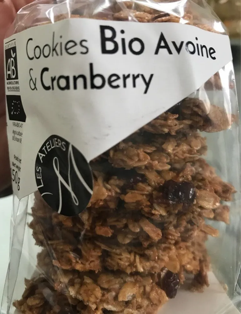 Cookies Bio Avoine & Cranberry