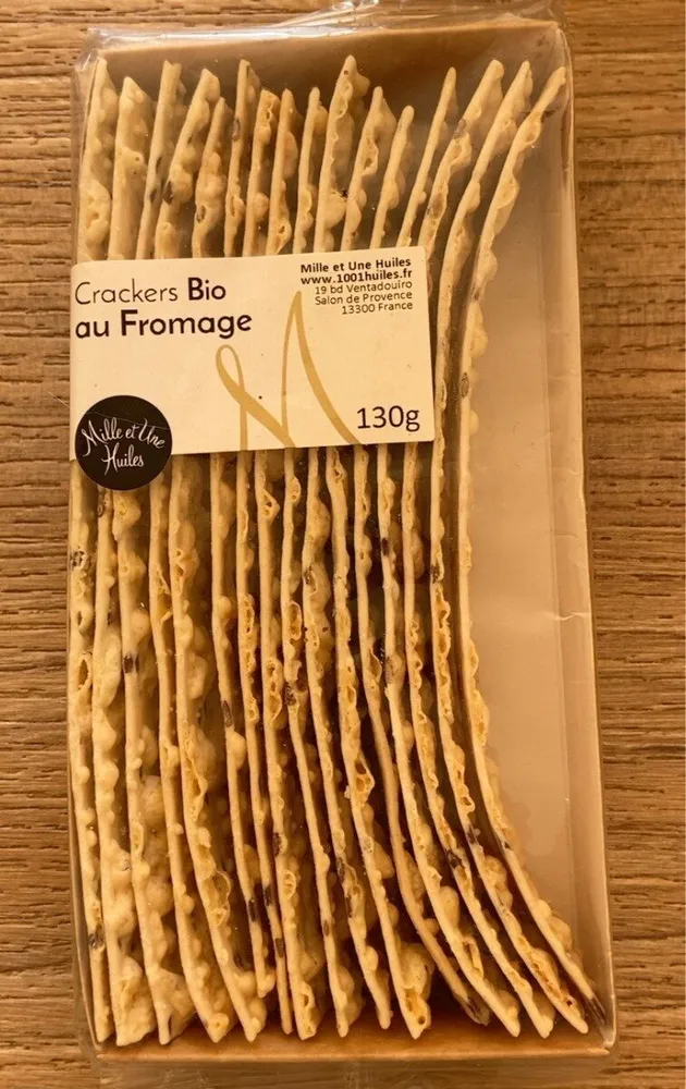 Crackers bio au fromage