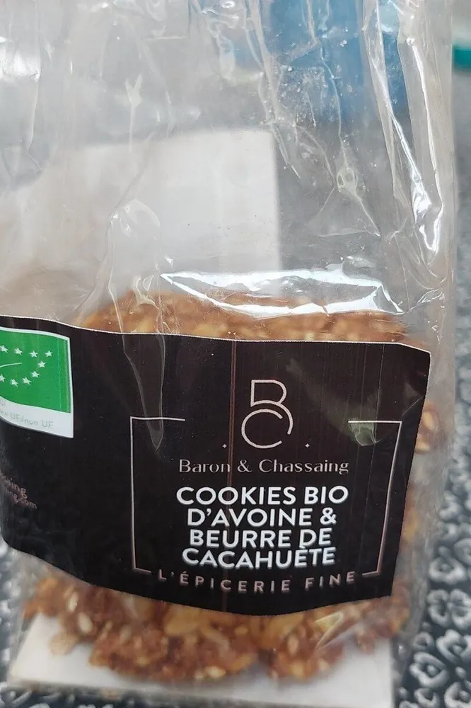 Cookies bio d'avoine beurre de cacahuete