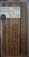 Crackers bio graines de lin