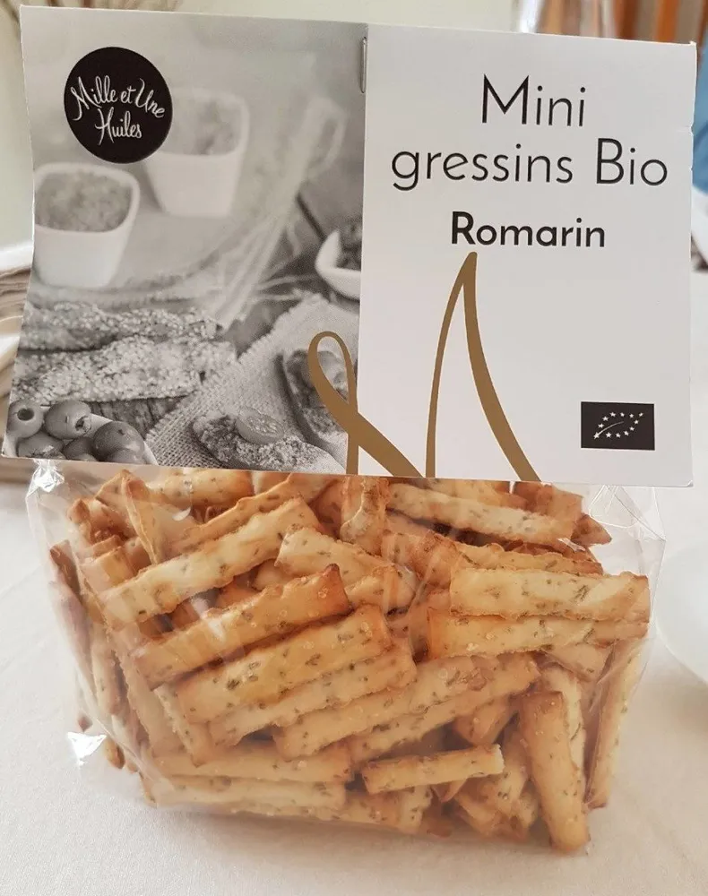 Mini gressins Bio Romarin