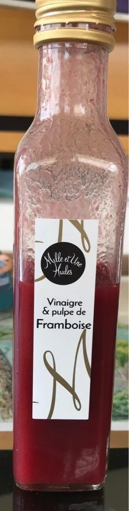 VINAIGRE ET PULPE DE FRAMBOISE