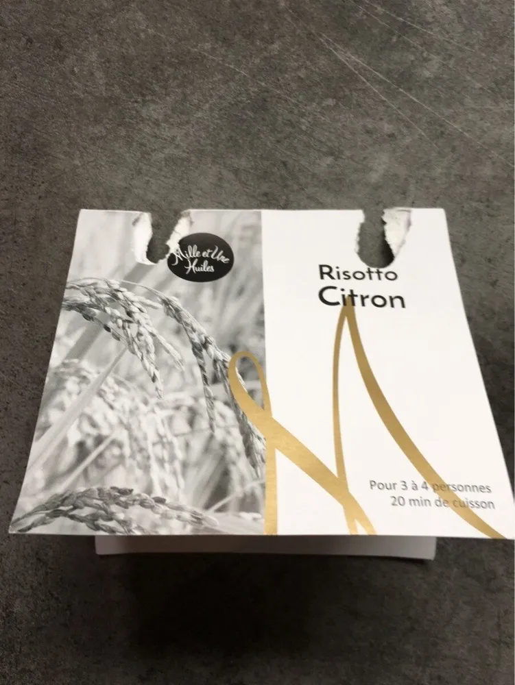 Risotto citron