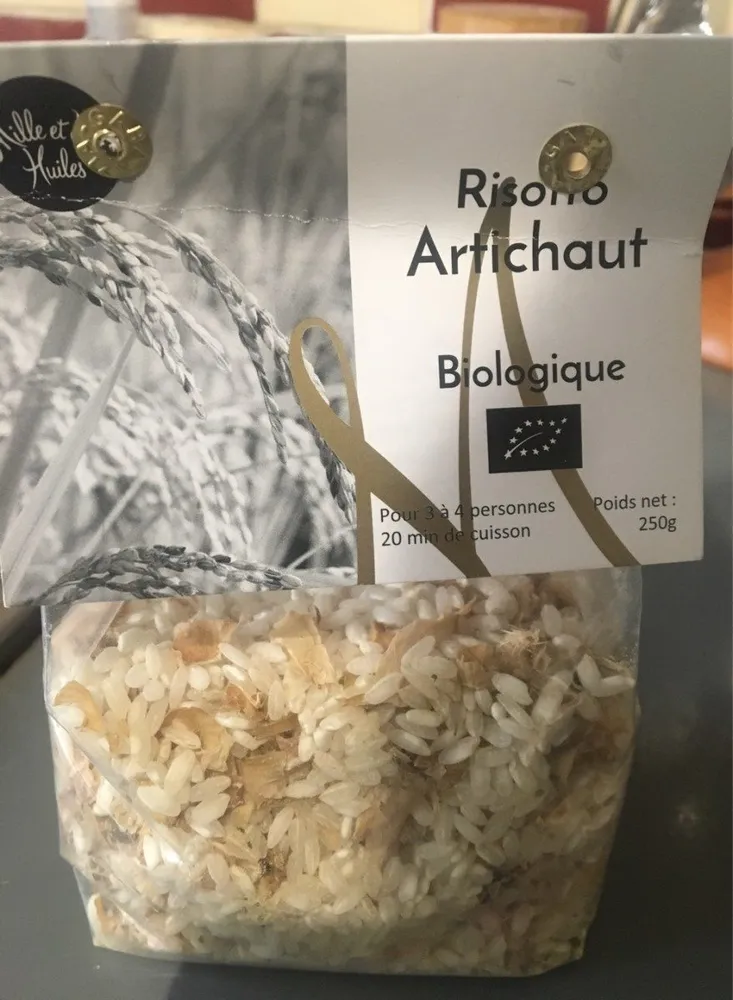 Risotto artichaut biologique