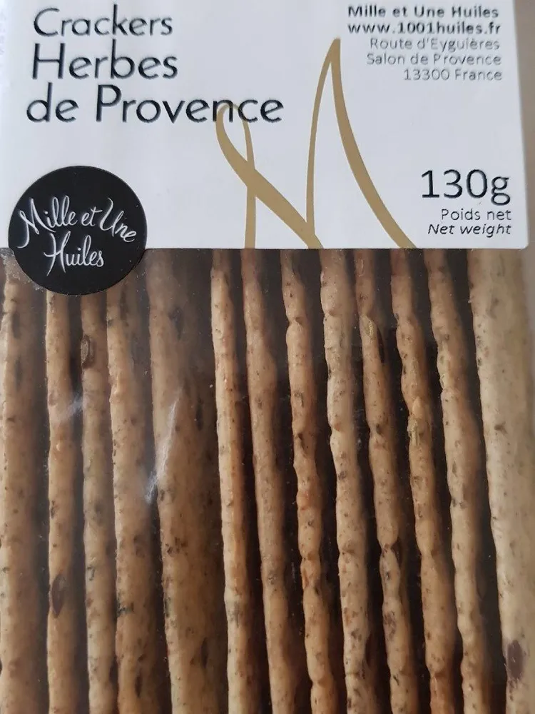 Crackers herbes de provence
