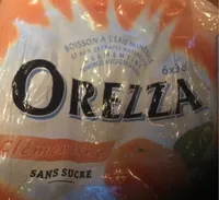Eau gazeuse orezza