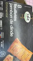 8 feuilletés jambon de dinde Emmental