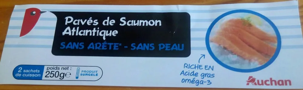 Pavés de saumon atlantique surgelés