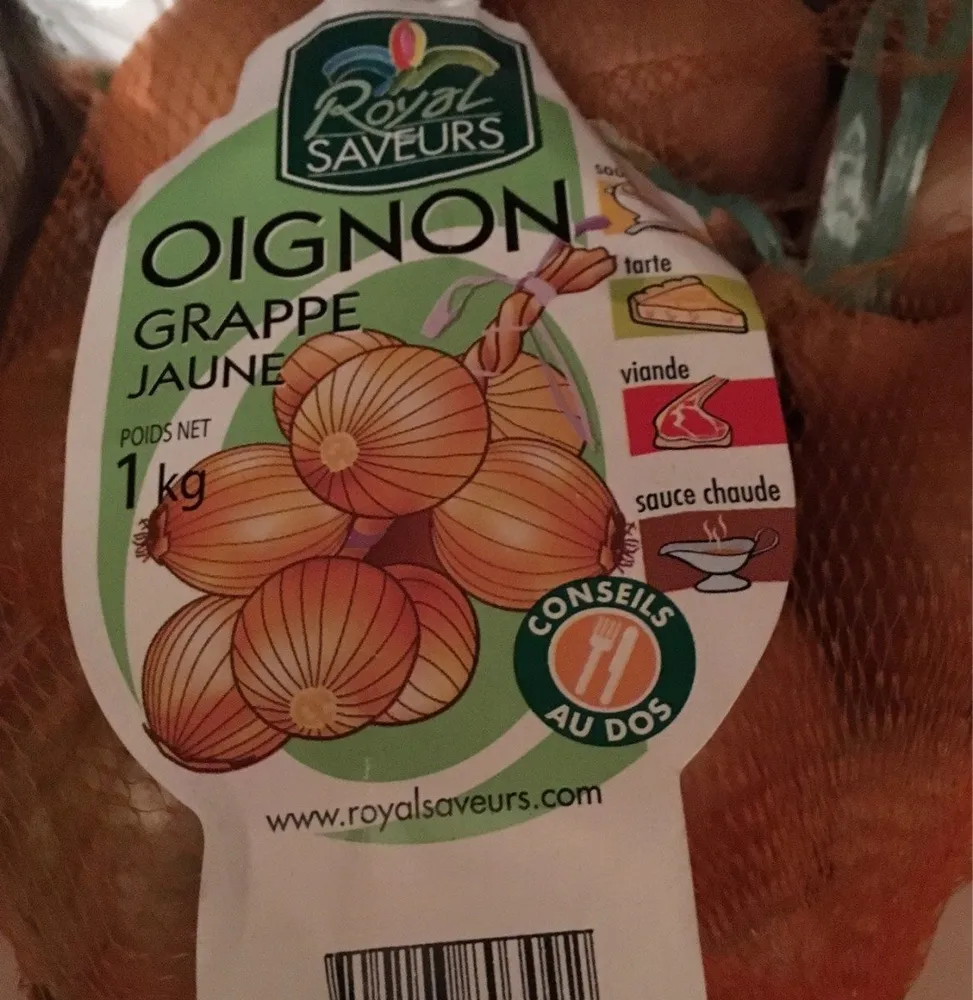 Oignon jaune grappe