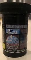 Colorant gel bleu