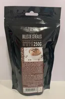 Billes de céréales croustillantes chocolat noir