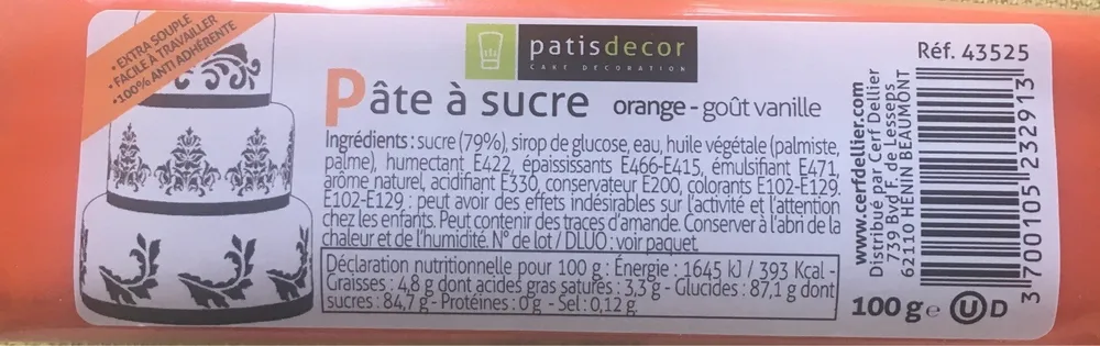 Pate a sucre