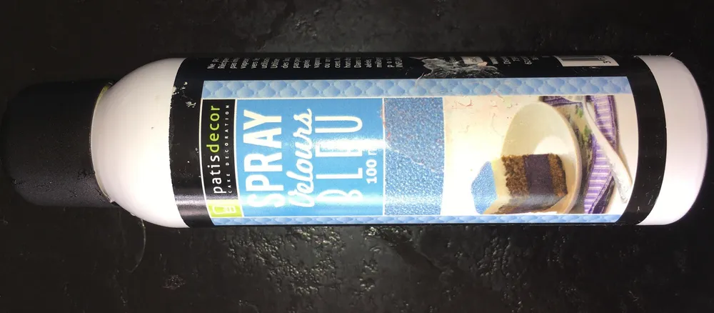 Spray velours bleu