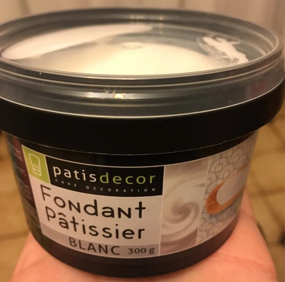 Fondant pâtissier blanc