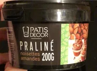Praliné noisettes amandes
