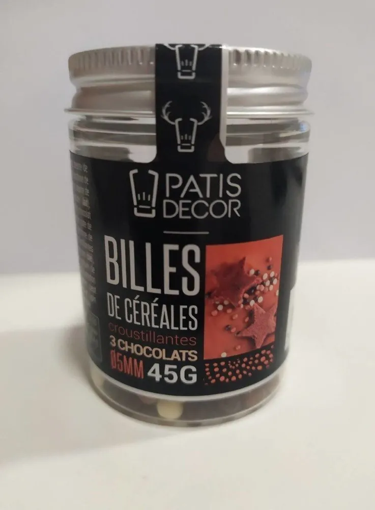 Billes de céréales croustillantes 3 chocolats