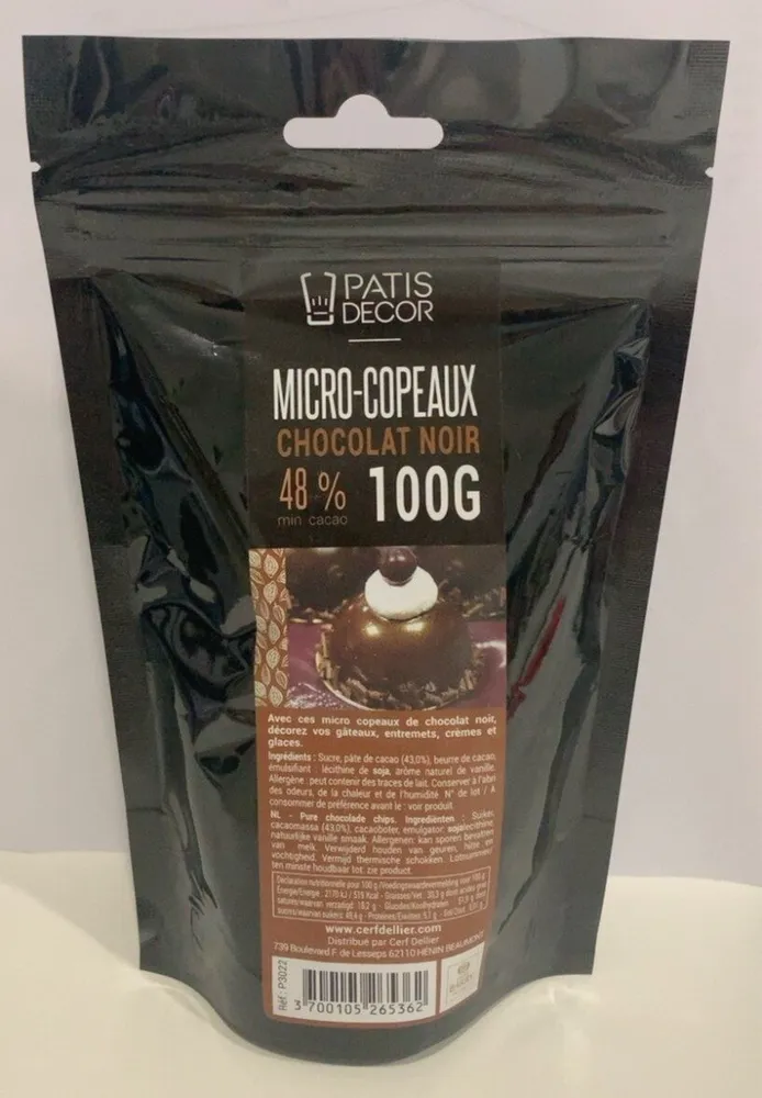 Micro-copeaux chocolat noir