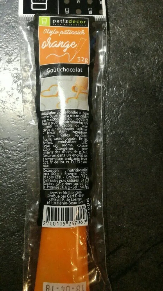 Stylo pâtissier