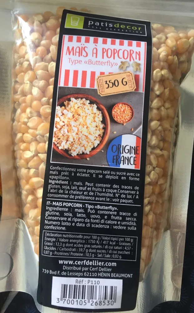 Mais a pop corn