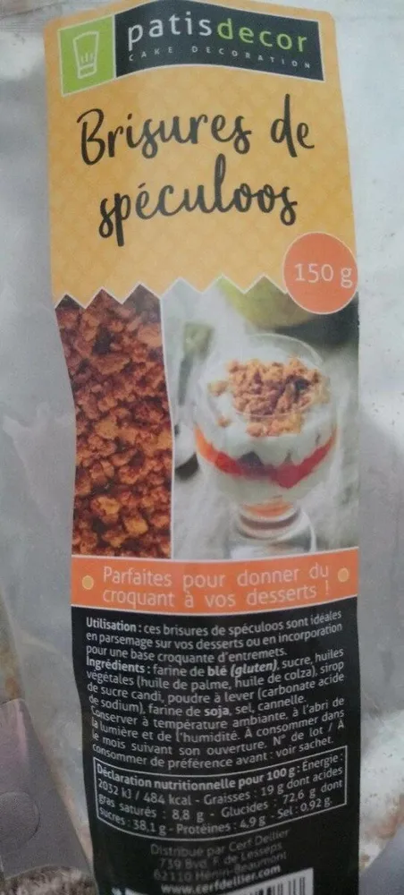 Brisures de spéculoos