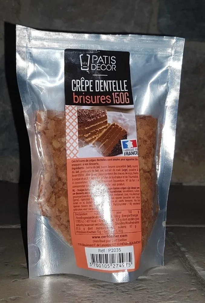 Crêpe dentelle brisures 150g