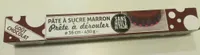 Pâte a sucre marron prete a derouler