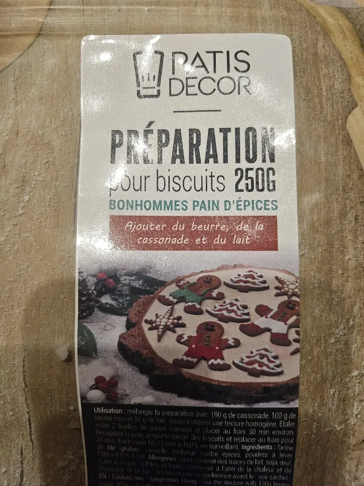 Preparation pour biscuits