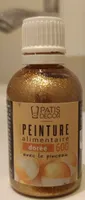 Peinture alimentaire dorée 60G
