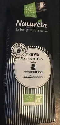 Cafe Pur Arabica moulu Bio Expresso Naturela