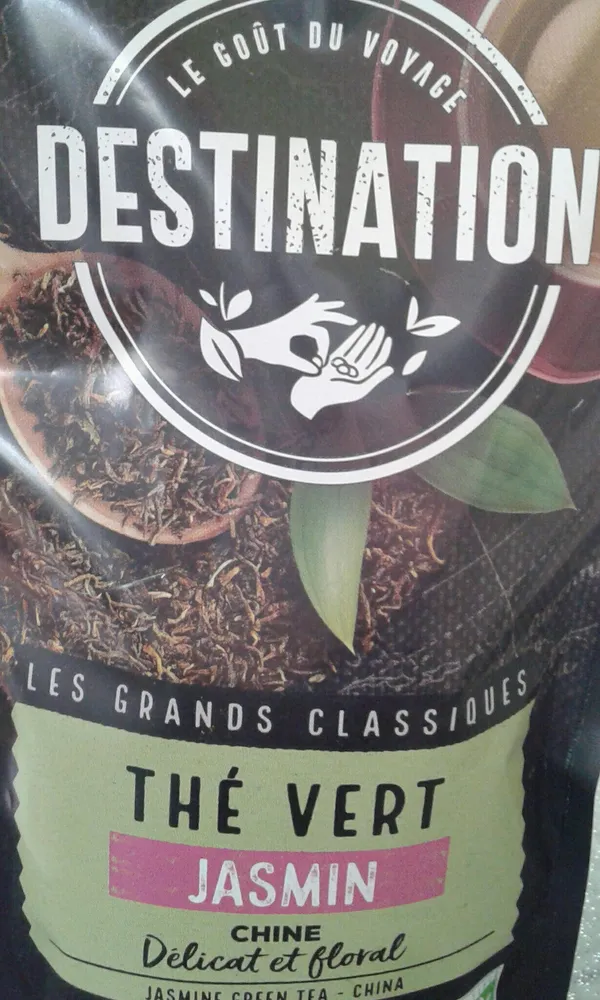 The Vert Chine Fleurs Jasmin T