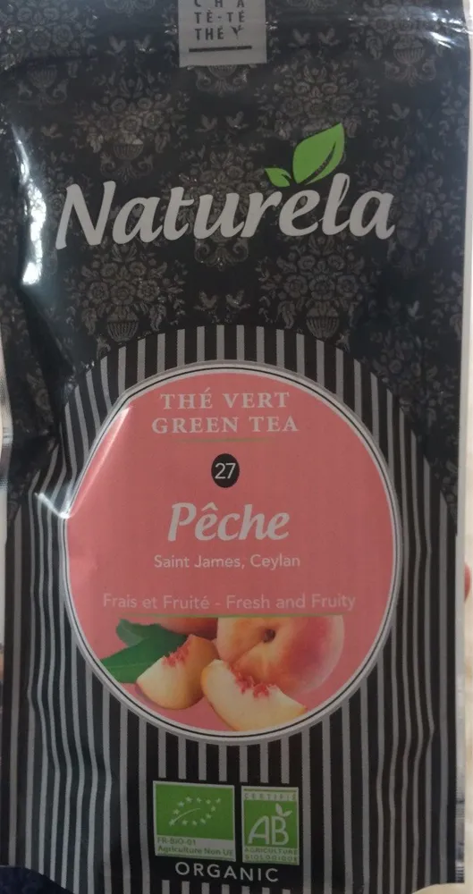 Thé vert pêche