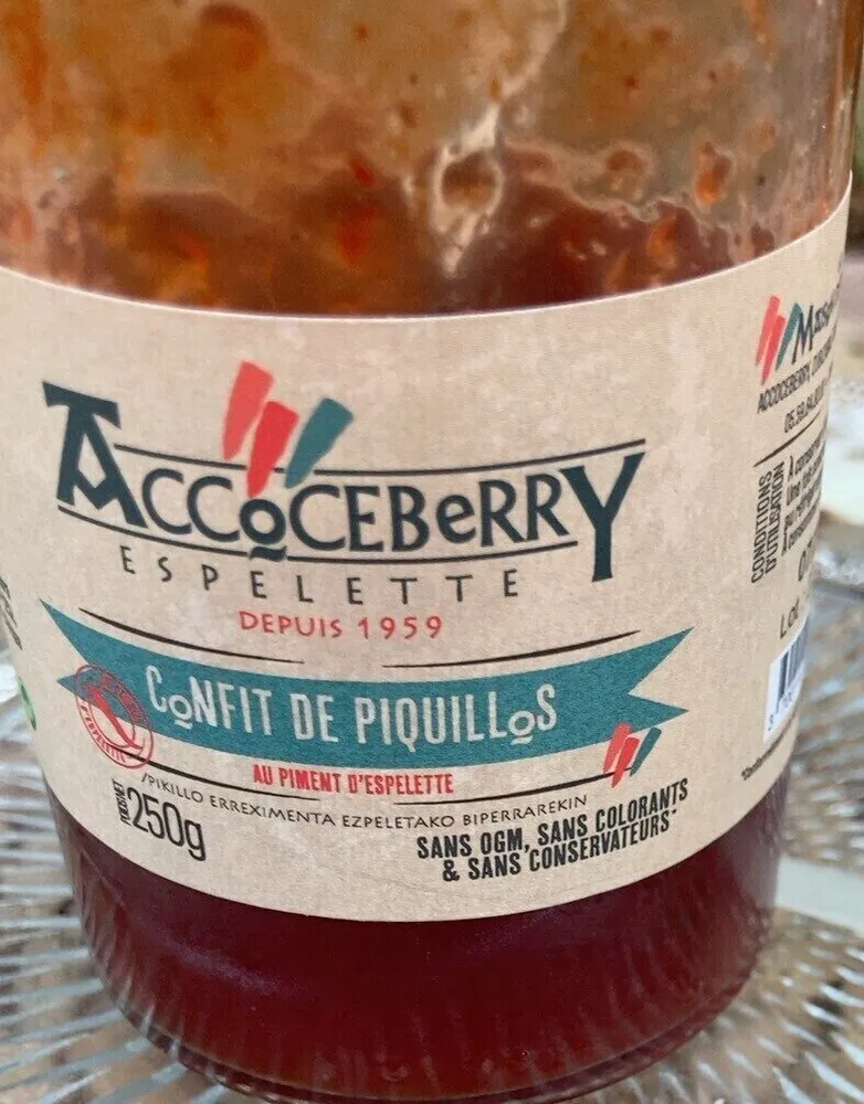 Confit de piquillos