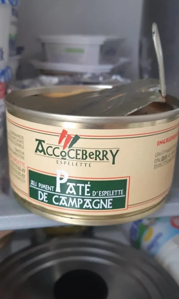 Paté de campagne au piment d'espelette